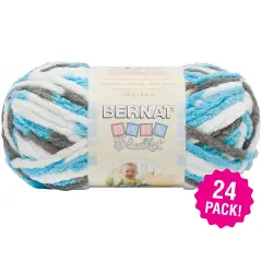 Multipack of 24 - Bernat Baby Blanket Yarn-Sail Away