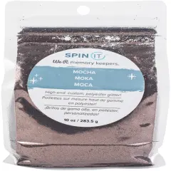 We R Spin It Fine Glitter 10oz-Mocha