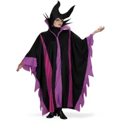 Womens Large 12-14 Deluxe Sleeping Beauty Maleficent Costume