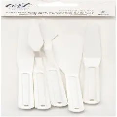 American Crafts Art Supply Basics Plastic Paint Knife-5/Pkg