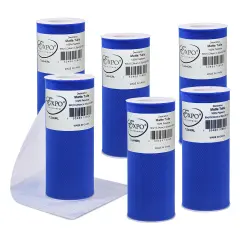Pack of 6 Decorative Matte Tulle Spool of 6 Inch X 25 Yards Royal Blue