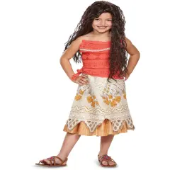 Child's Girls Classic Disney Moana Dress Costume