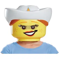 Child's Girls LEGO&reg; Iconic Characters Cowgirl Mask Costume Accessory