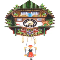 Clck-Quarz Girl W/Swng Each