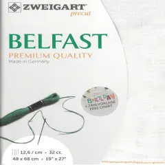PrecutZweigart Belfast 32 count White