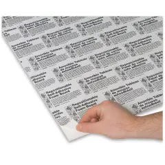 Quick-Stik Self-Adhesive Foam Board Pack - 20" x 30" x 3/16", White, Repositionable Adhesive, Pkg of 10