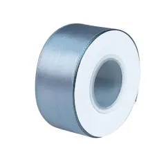 1 Inch Double Faced Ribbon Charcoal grey