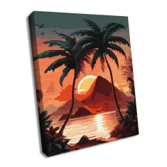 Painting by Numbers kit Sunrise by the sea KHO2771