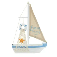 Wooden Sailboat Model