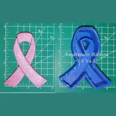 awareness ribbon silicone freshie mold