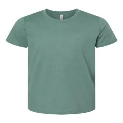 BELLA + CANVAS&reg; Youth CVC Jersey Crew Neck Short Sleeve Tee - 3001YCVC Heather dusty blue