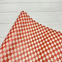 Checkered Frosted Jelly Dark Orange