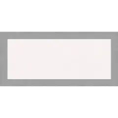 Brushed Framed Corkboard, White Cork Nickel