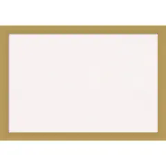 Grace Brushed Gold Framed Corkboard, White Cork