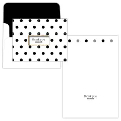 Black Dots Thank You, Box of 15
