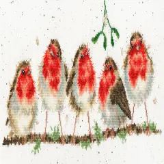 Rockin' Robins XHD69 Counted Cross Stitch Kit