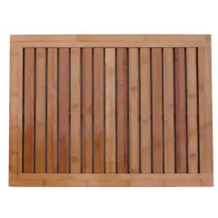 Oceanstar Bamboo Floor and Shower Mat FM1163