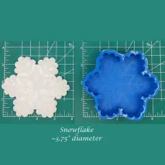 Snowflake Silicone Freshie Mold