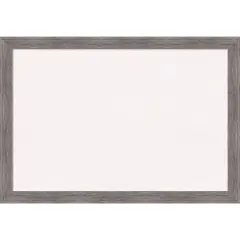 Pinstripe Plank Grey Narrow Framed Corkboard, White Cork