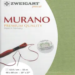 PrecutZweigart Murano 32 count Olive