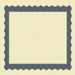 Great Papers! Parchment Certificates with Metallic Border, Blue Border, 8.5" x 11", Printer Compatible, 25 Count