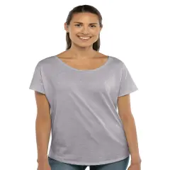 Next Level&reg; Women's Ideal Dolman T-Shirt Heather grey