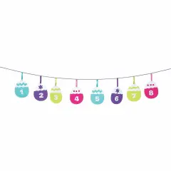 Easter Egg Countdown Garland, Seasonal Home Decor, 1 Piece