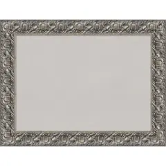 Silver Luxor Wood Framed Corkboard, Grey Cork