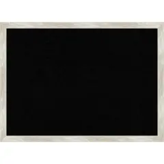 Crackled Metallic Narrow Framed Corkboard, Black Cork