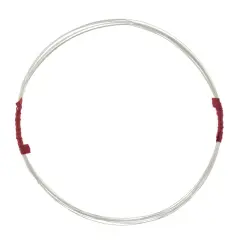 JewelrySupply Half-Round Wire 22 Gauge Half-Hard Sterling Silver (Sold by The Foot)