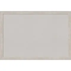 Marred Wood Framed Corkboard, Grey Cork Marred Silver