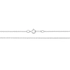 JewelrySupply Rope Chain 24" 1.25mm Sterling Silver (1-Pc)