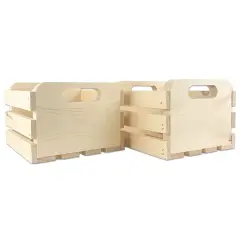 Wilson Pine Wood Crate Small