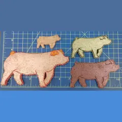 Show Pig - Duroc - Silicone fresihie Mold