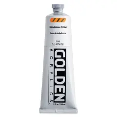 Golden Heavy Body Acrylic Paint - Isoindolinone Yellow, 148 ml Tube