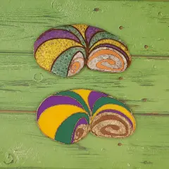 Mardi Gras King Cake Silicone Freshie Mold