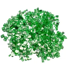 Green Apple Reflective Fire Glass for Arts and Crafts