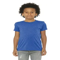BELLA CANVAS&reg; Youth Triblend Crew Neck Short Sleeve Tee - 3413Y True royal triblend