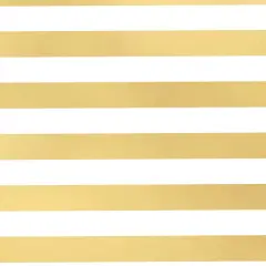 Gift Wrap - Foil Gold Stripe