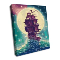 Painting by Numbers kit Through the waves KHO2753