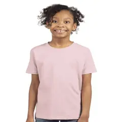 Next Level&reg; Youth Cotton Crewneck Short Sleeve T-Shirt Light pink