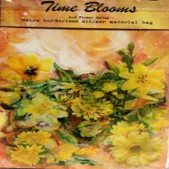 Time Blooms Clear Flower Stickers