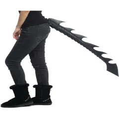 Adult's Supersoft Black Dragon Tail Costume Accessory 40 Inches