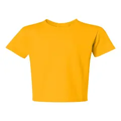 JERZEES&reg; Dri Power Youth 50/50 Poly Cotton Crewneck Short Sleeve T-Shirt Island yellow