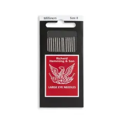 Hand Sewing Needles - Milliners --- Size 8 --- by Richard Hemming & Son&reg;