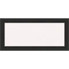 Shipwreck Narrow Framed Corkboard, White Cork Black
