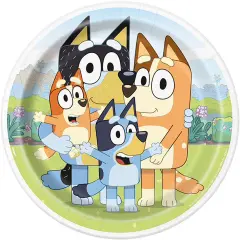 Bluey Round 9" Dinner Plates, 8ct