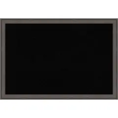 Florence Framed Corkboard, Black Cork Florence Pewter