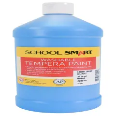 School Smart Washable Tempera Paint Light blue