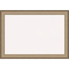 Elegant Brushed Bronze Framed Corkboard, White Cork